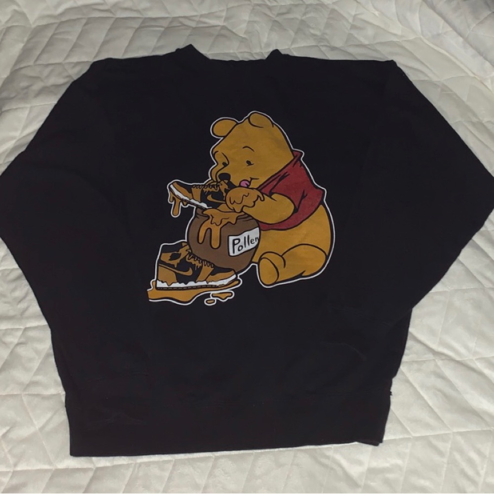 Winnie The Pooh Love Honey Sweatshirt-Air Jordan 1 sweater
